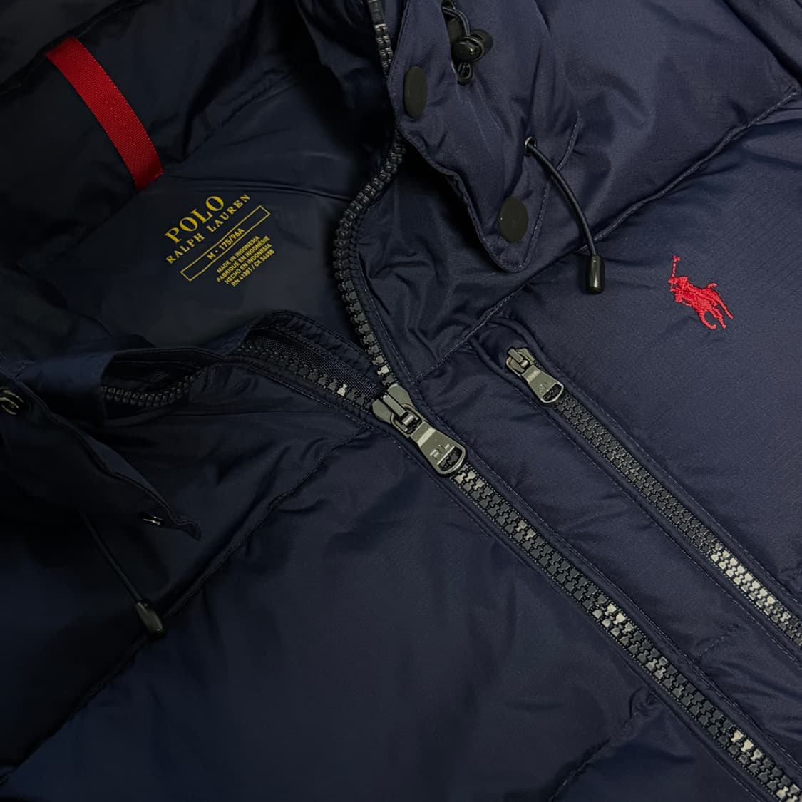새상품) 매장 정품) 폴로 다운 패딩 네이비 상품이미지2
