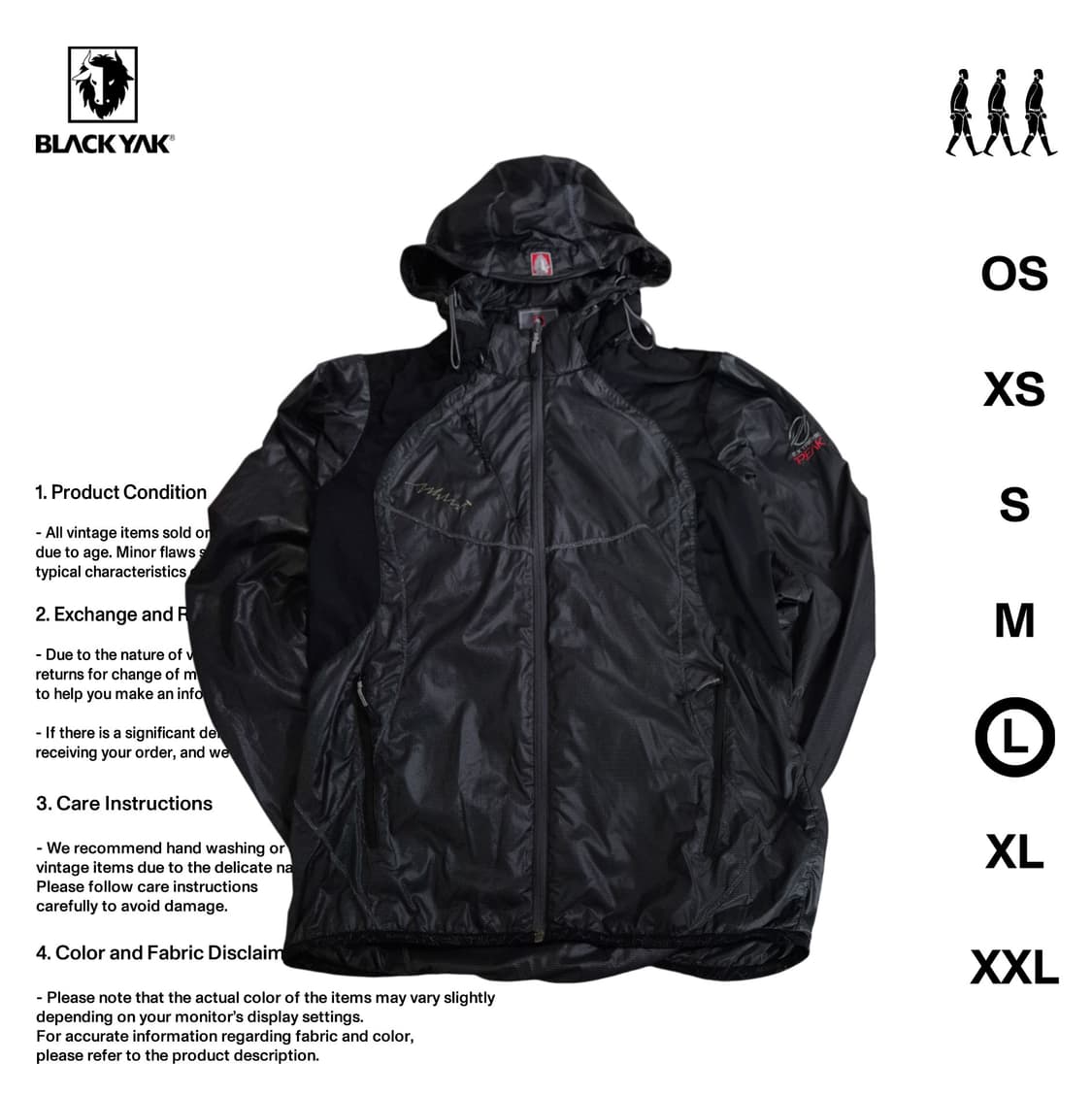 블랙야크 퍼텍스 마이크로라이트 경량자켓 100사이즈 상품이미지1