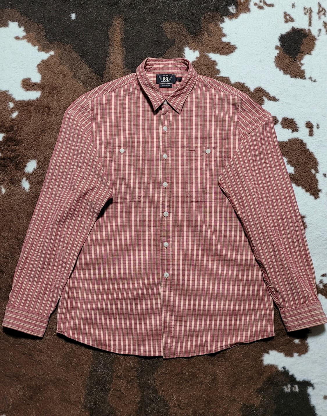 RRL 남성용 체크 남방(XL) 상품이미지2