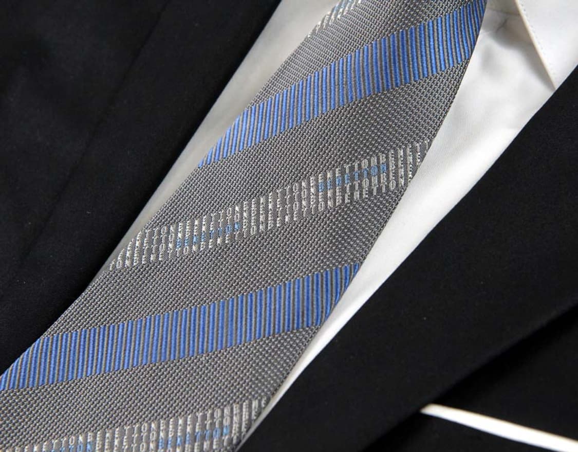 베네통 9.5cm A-등급 남자 명품 넥타이 상품이미지5