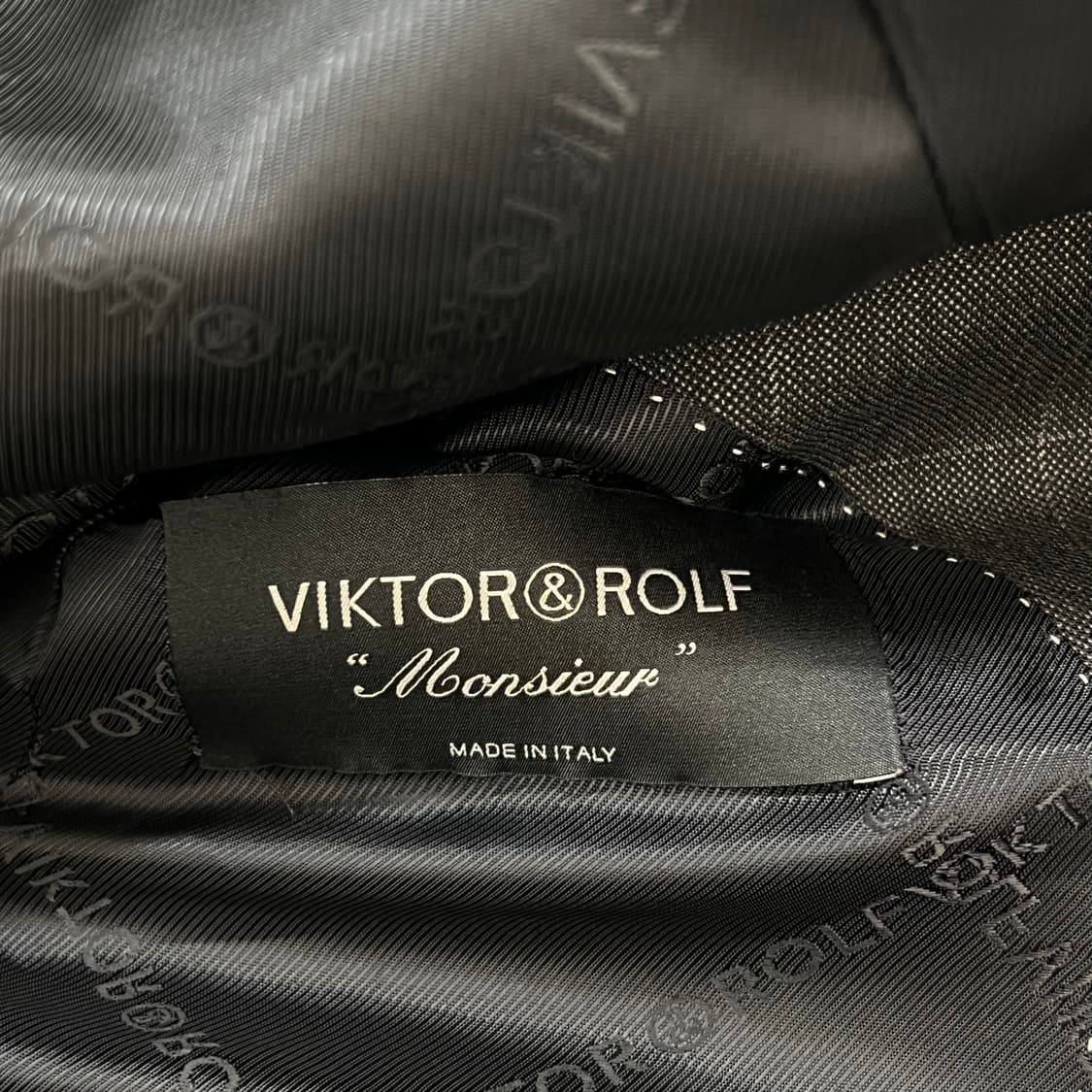 빅터앤롤프 모직 체크 블레이저  r2396 상품이미지5