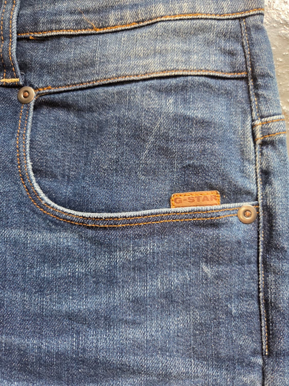 G-Star Raw 블루 데님 청바지(W31/L32) 상품이미지5