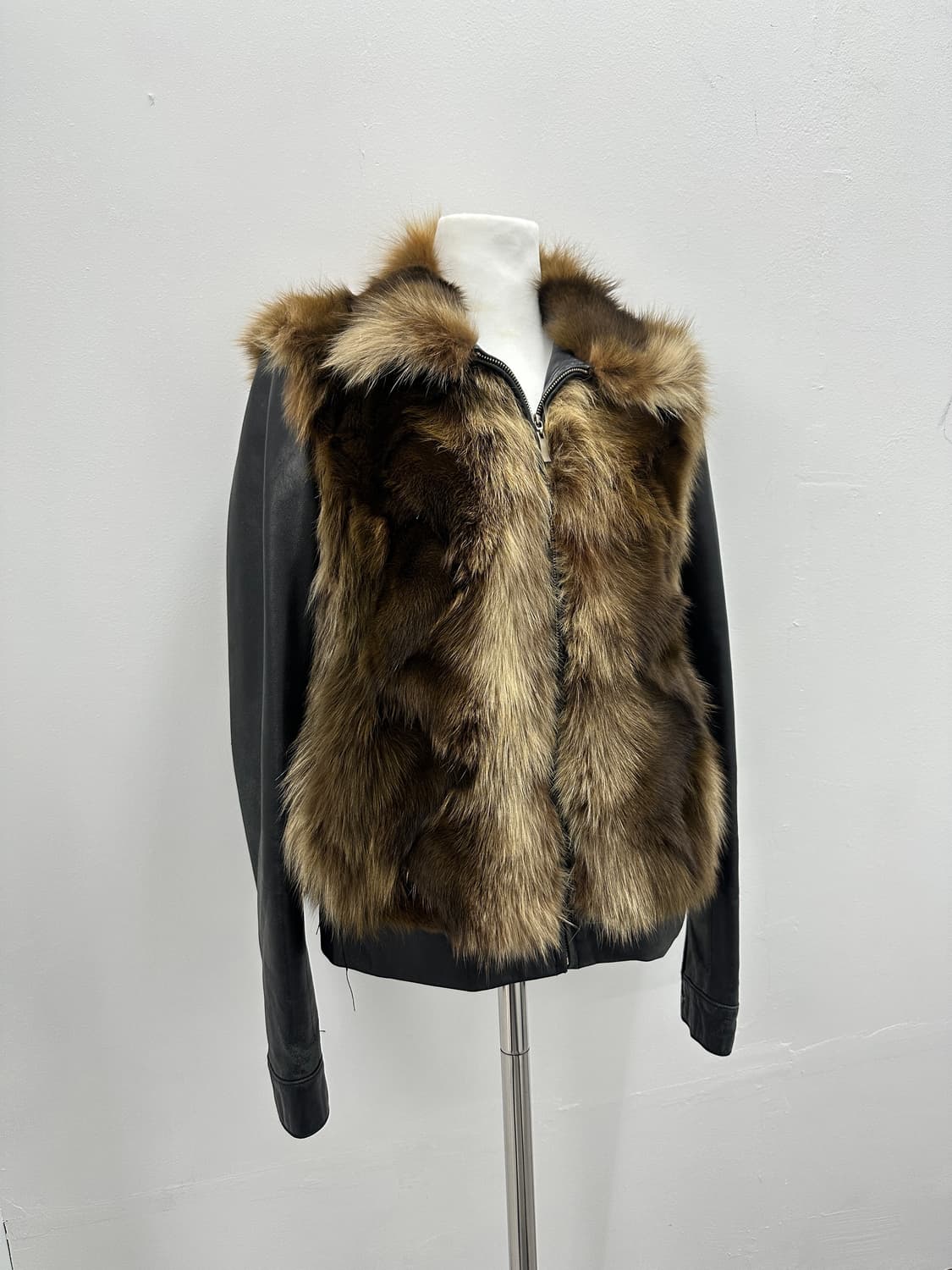 RABOEM lambs leather fox fur jacket 상품이미지9