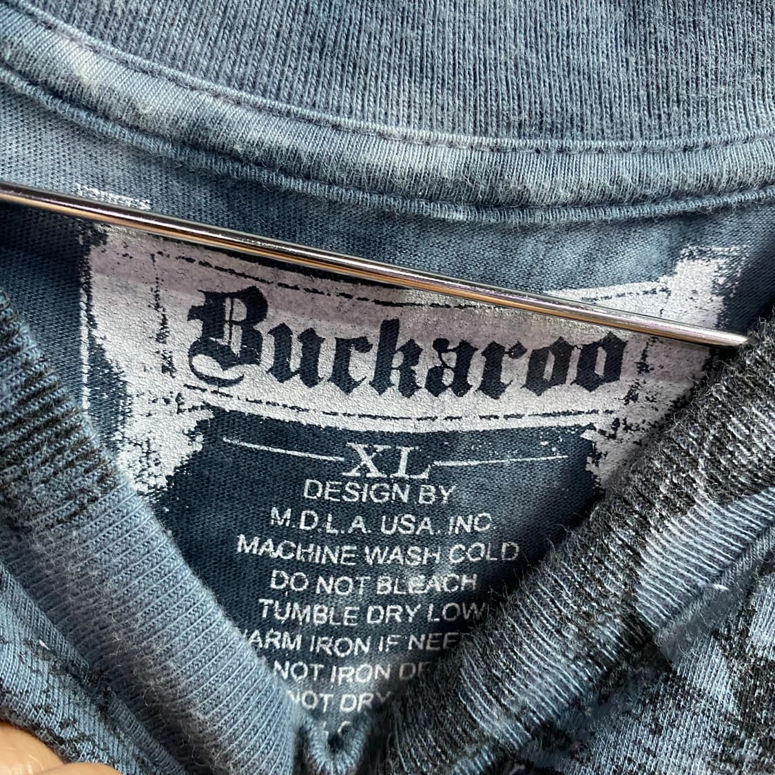 버커루 빈티지 타이다이 워싱 펑크반팔 B4609 상품이미지6