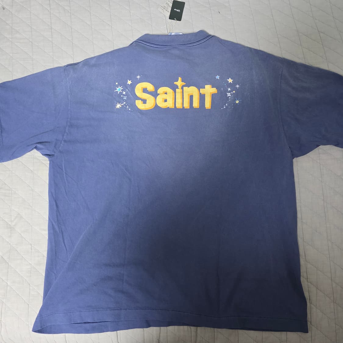 [XL] 세인트미카엘X디즈니 팅커벨 티셔츠 네이비 상품이미지3
