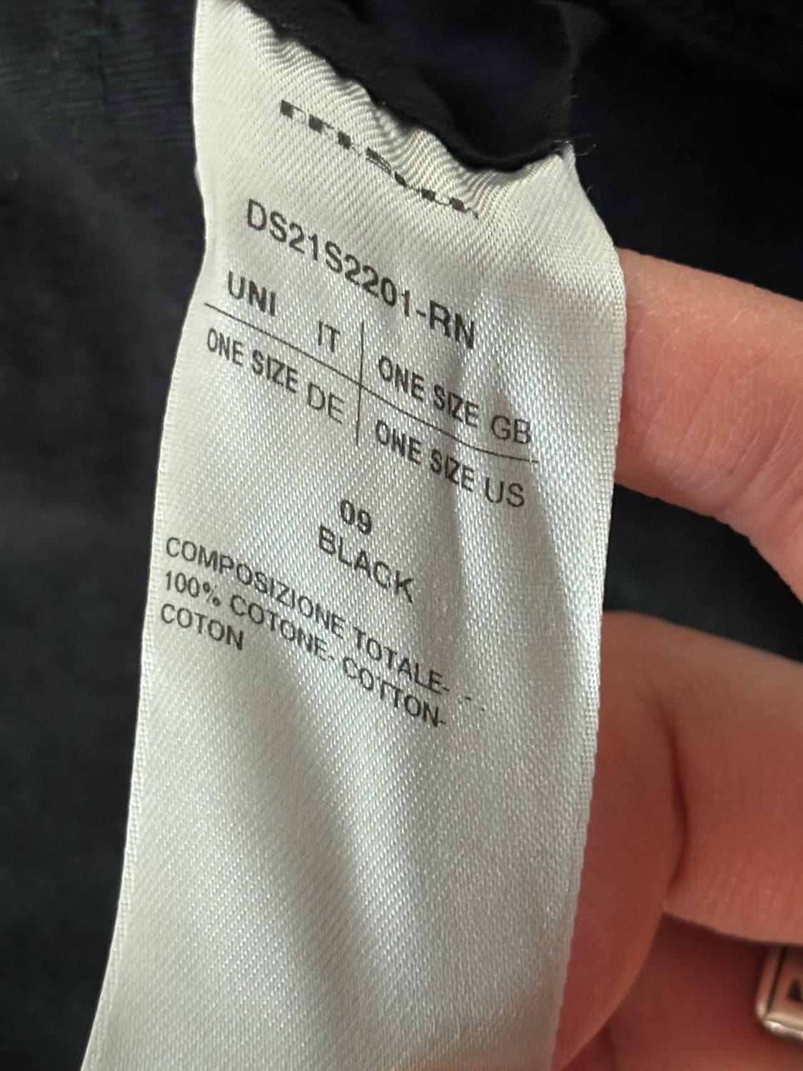 릭오웬스 다크쉐도우 점보 반팔 티셔츠 상품이미지5