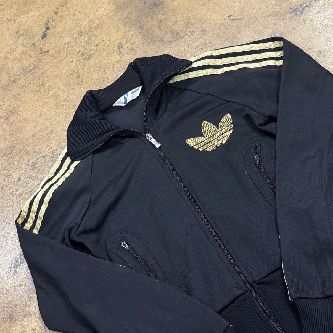 아디다스 검금 검골 스팽글 져지 트랙탑 85 상품이미지1