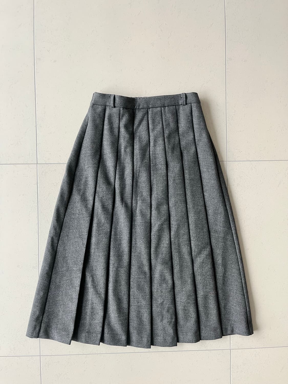 반원 아틀리에 롱치마 롱스커트 차콜 상품이미지2