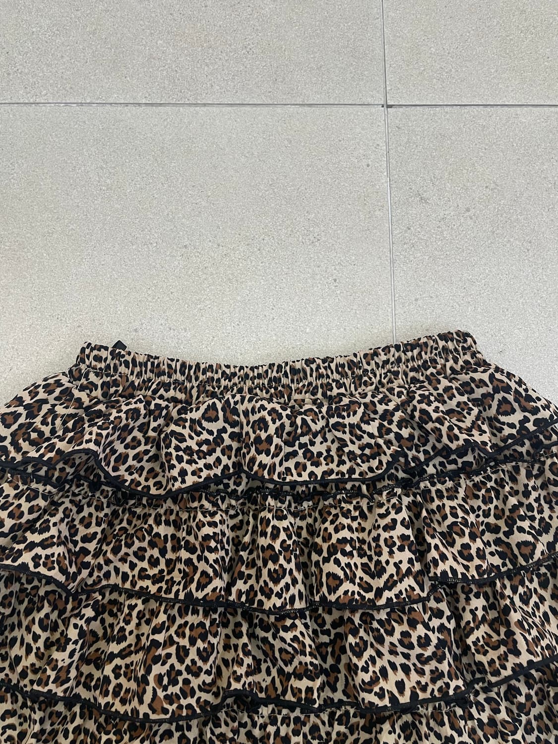 호피 캉캉 스커트 상품이미지2