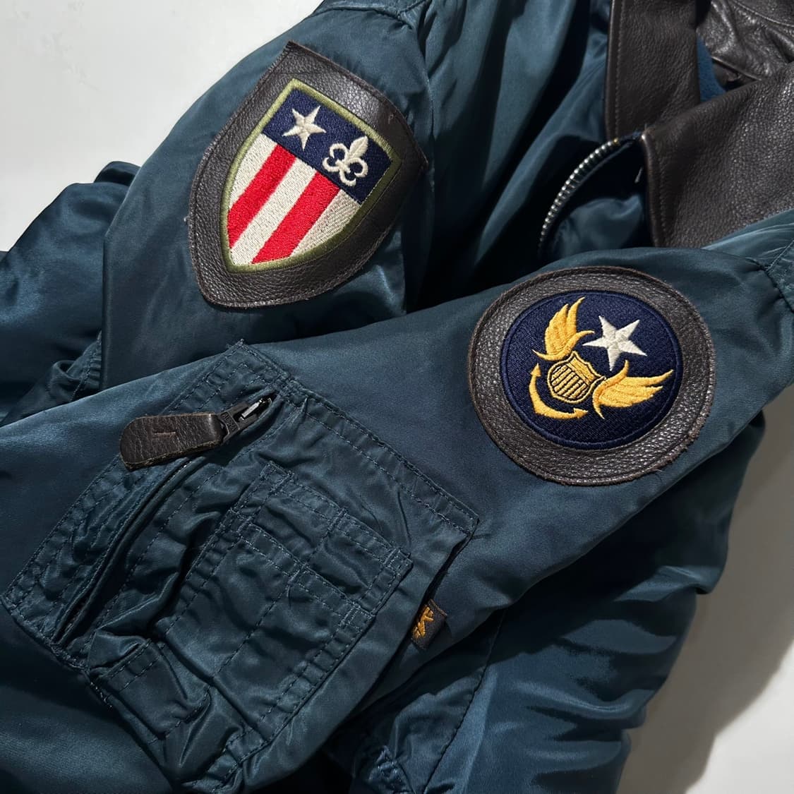 알파인더스트리 CWU-45/P 플라이트 항공점퍼 봄버 자켓 상품이미지6