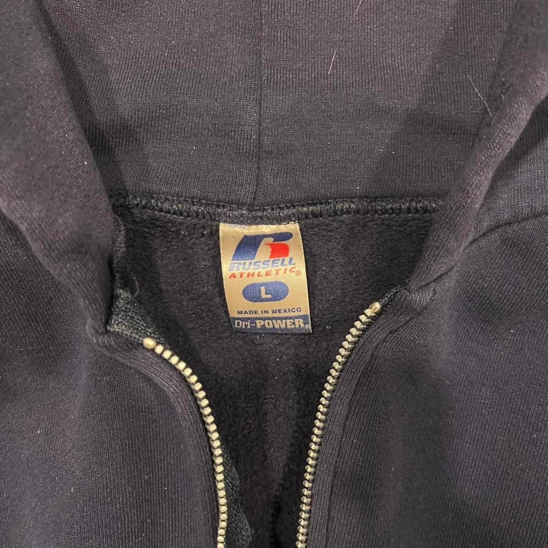 러셀 애슬레틱 스웻 후드집업 네이비 상품이미지4