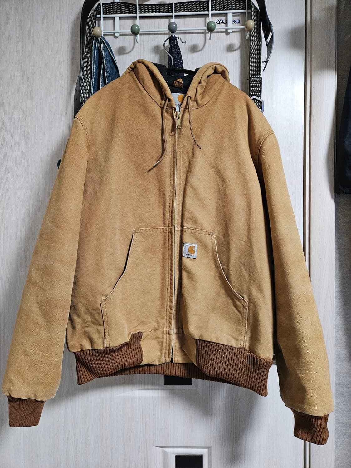 J140 칼하트 덕 액티브 후드 자켓 빈티지 s표기 상품이미지1