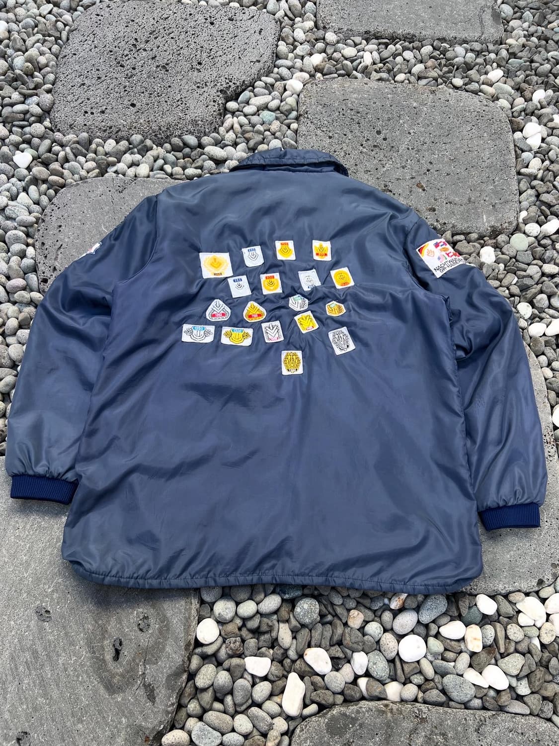 70s ORIGINAL CRAZY PATCH SATIN 70s나일론자켓 상품이미지2