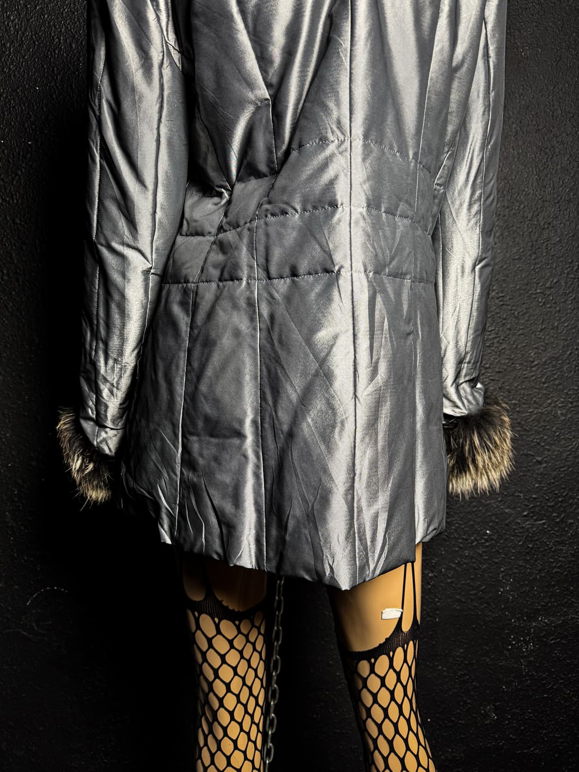 HIROKO BIS – Metallic Fur Down Coat   상품이미지7