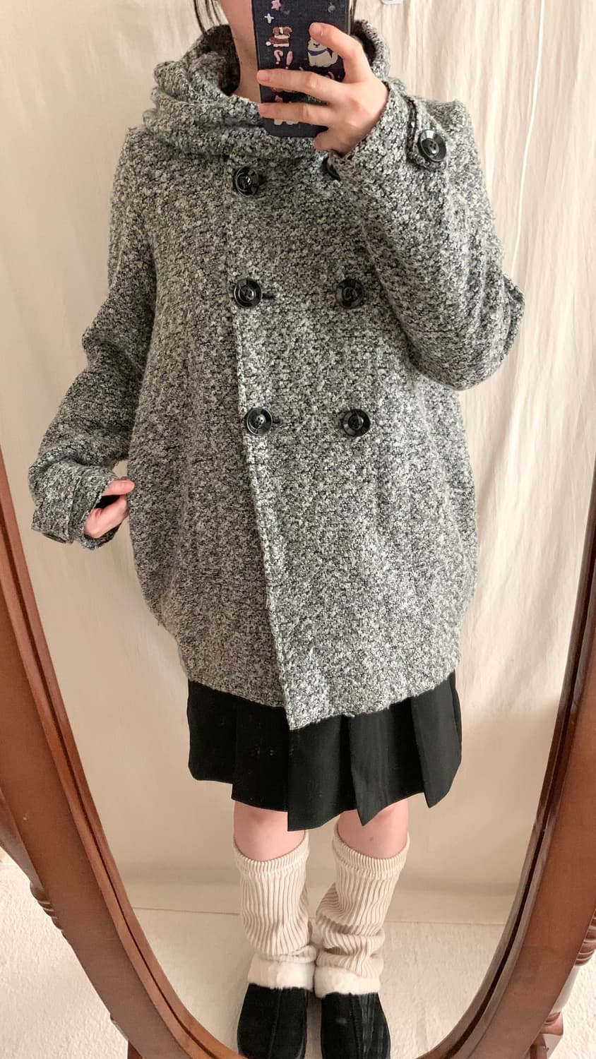 모리 보카시 벌룬 코트 상품이미지5