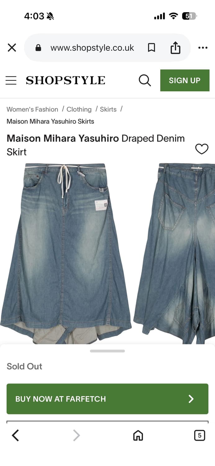 미하라야스히로 스커트 상품이미지4