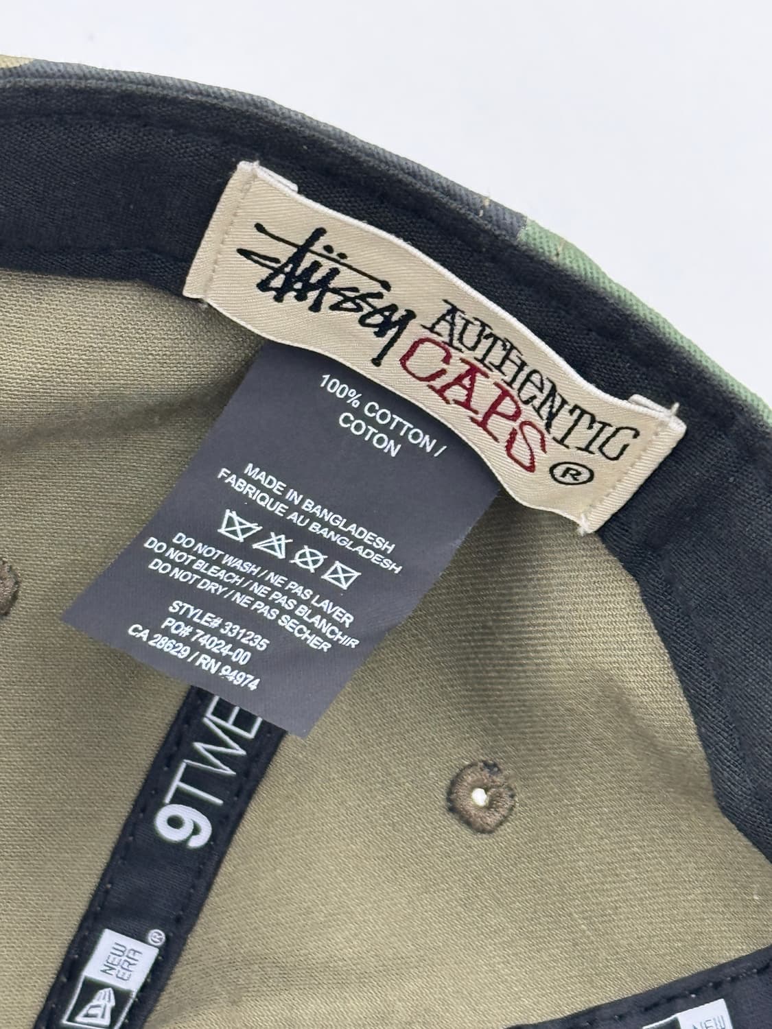 Stussy SS Link 9Twenty Cap Woodland Camo 상품이미지4