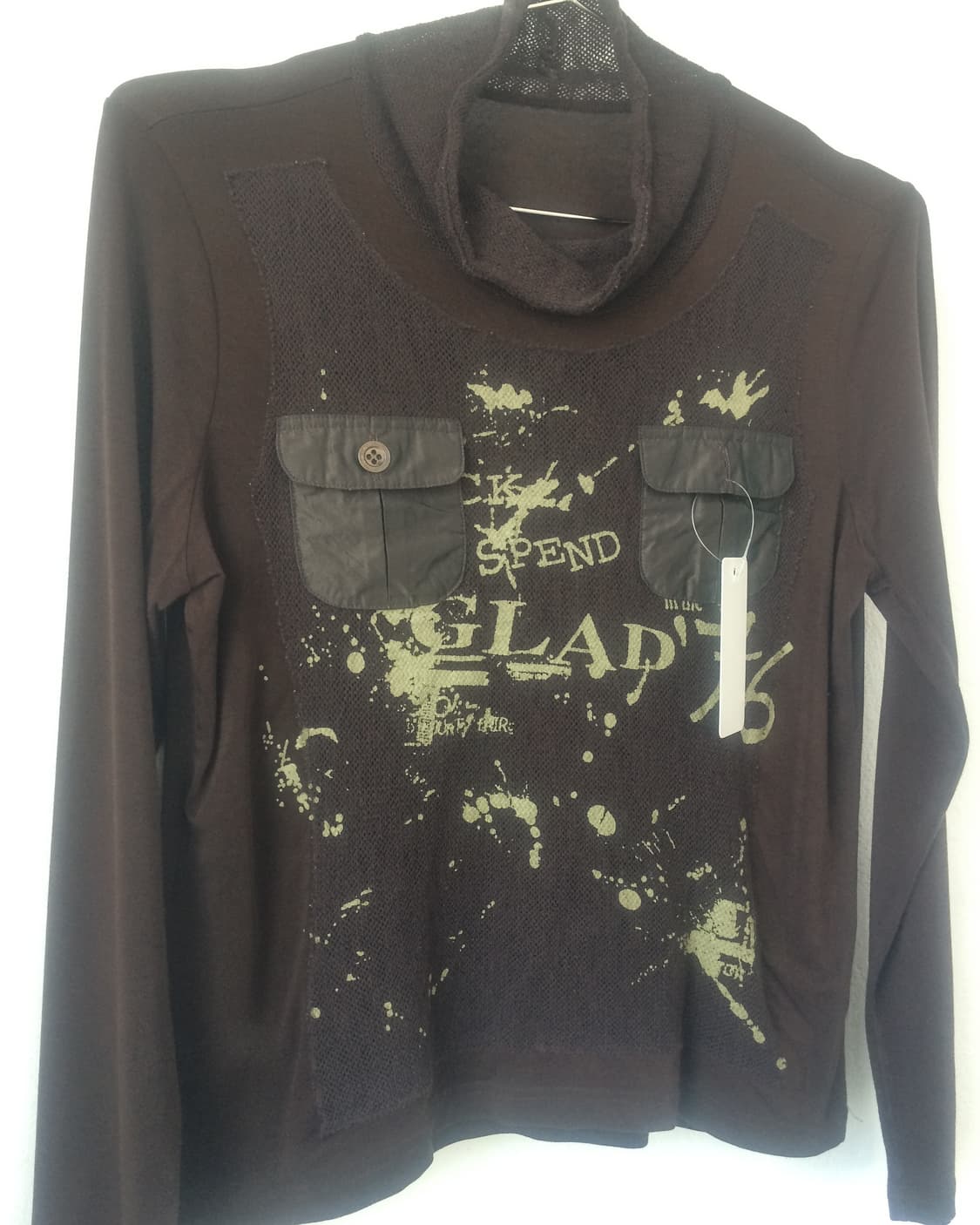Printing pocket point high neck sleeve 상품이미지2