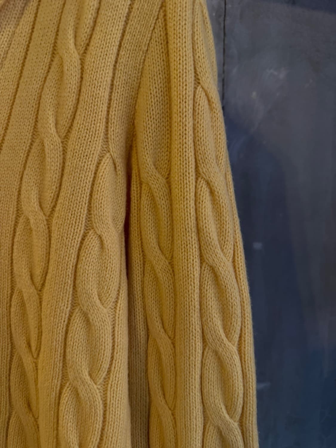 폴로 숄카라 케이블 가디건 남성100 상품이미지6