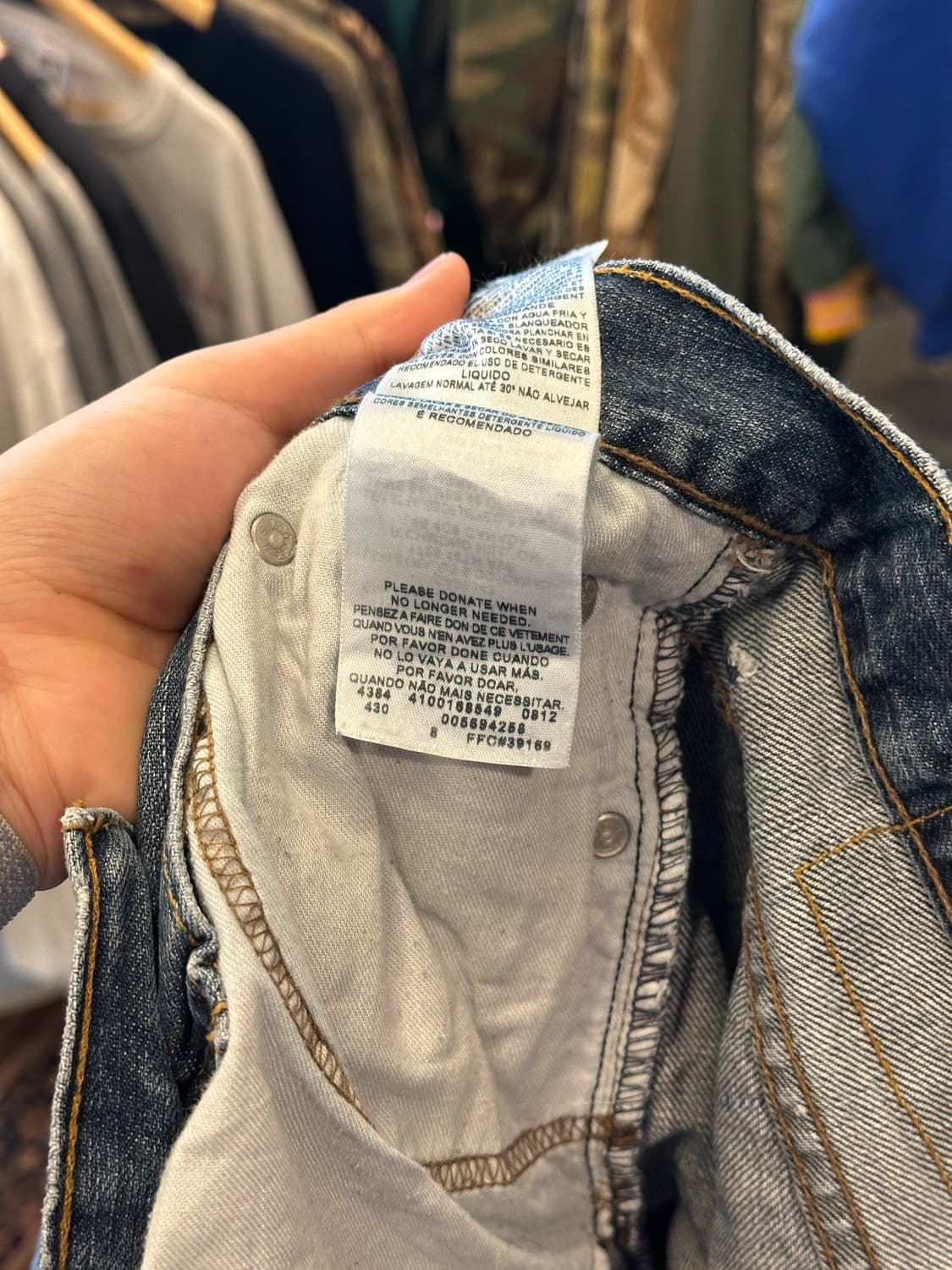 00s Levis 리바이스 569 W34 L32 상품이미지4