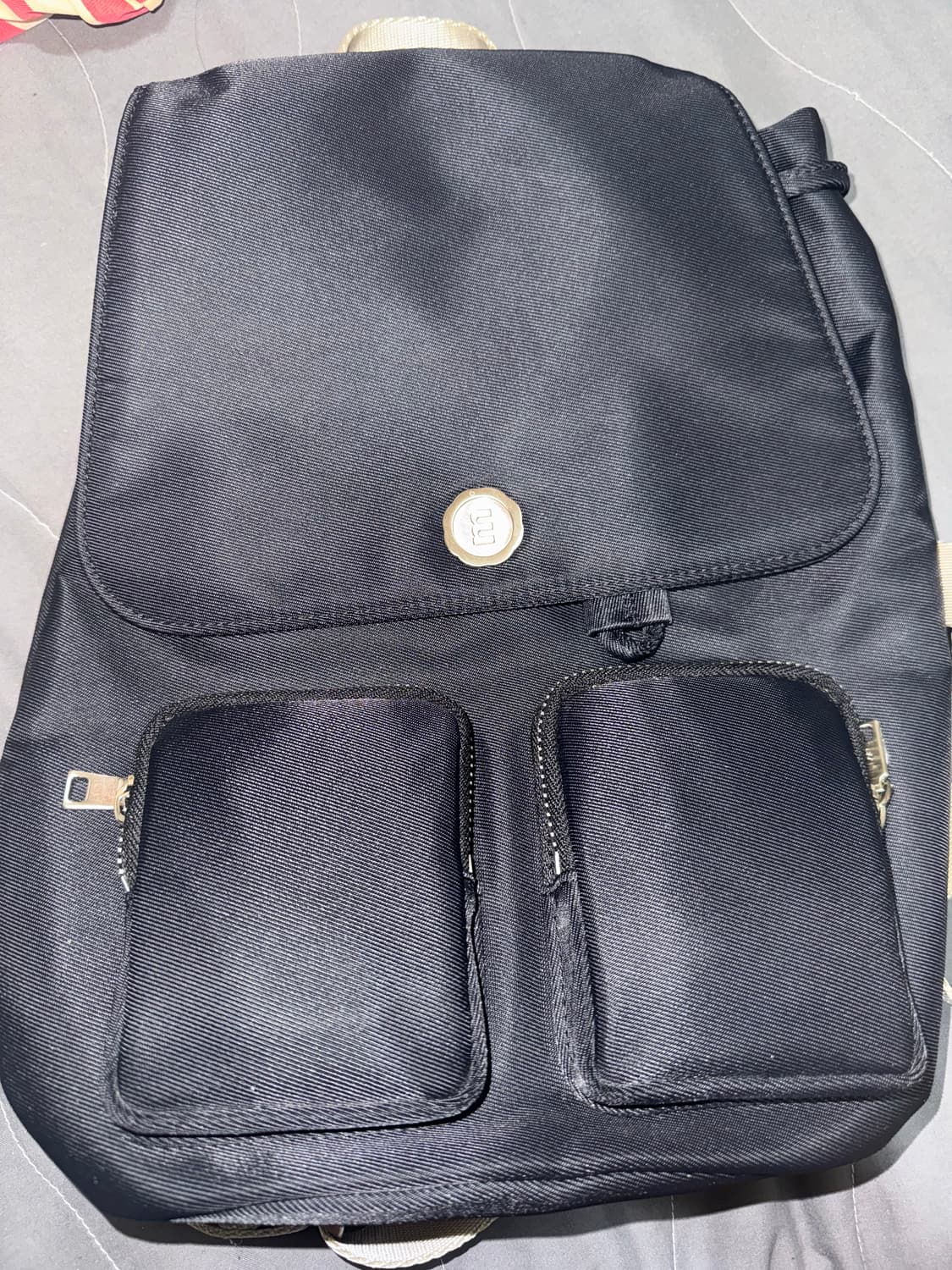 미닛뮤트 클로 백팩 믹스블랙 상품이미지2