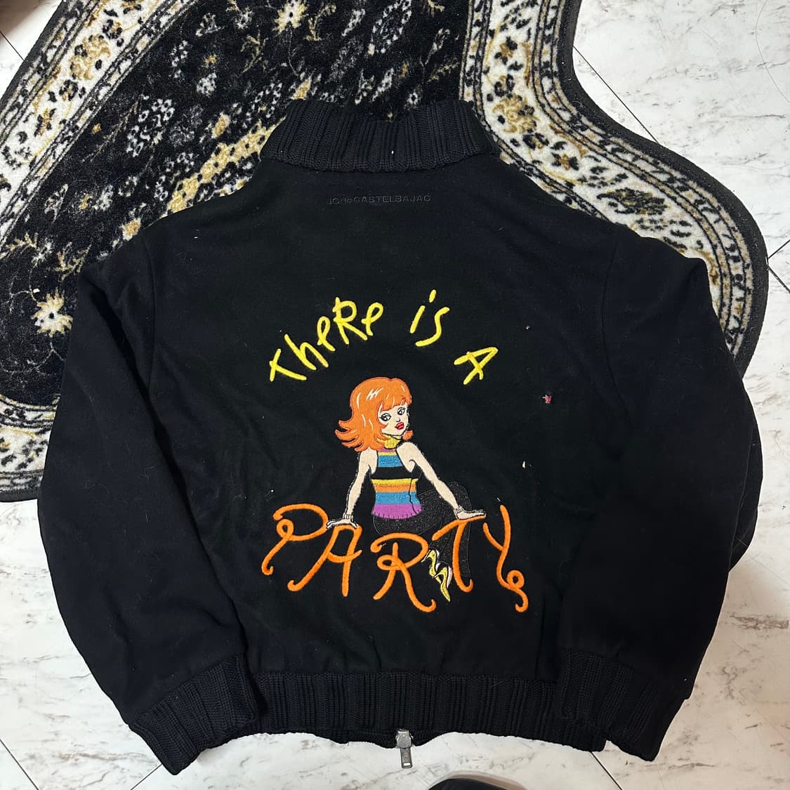 90s 까스텔바작 캐시미어 버진울 자켓 상품이미지8