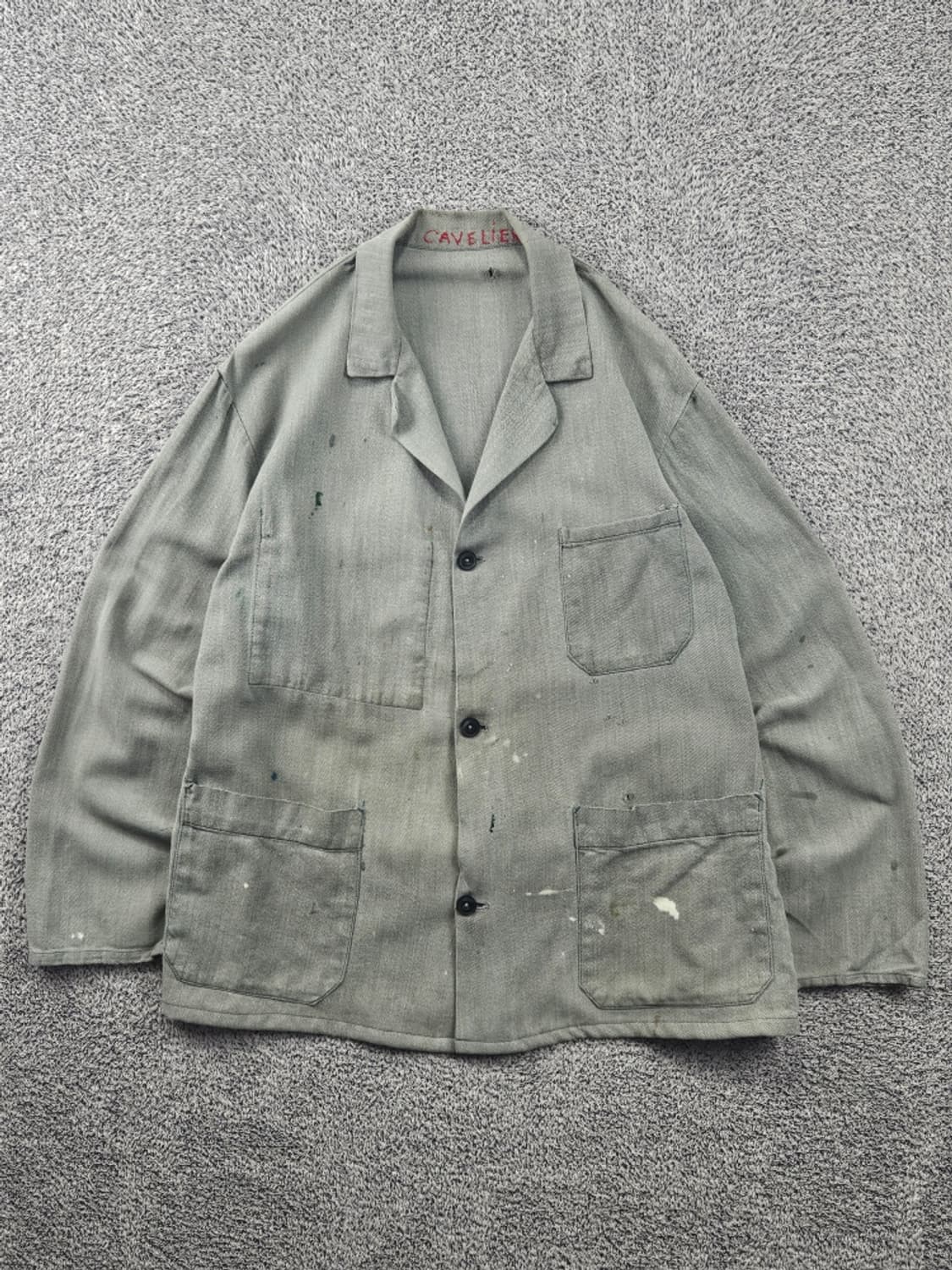 빈티지 3포켓 프렌치 워크 자켓 ( L추정 ) / 11597 상품이미지1