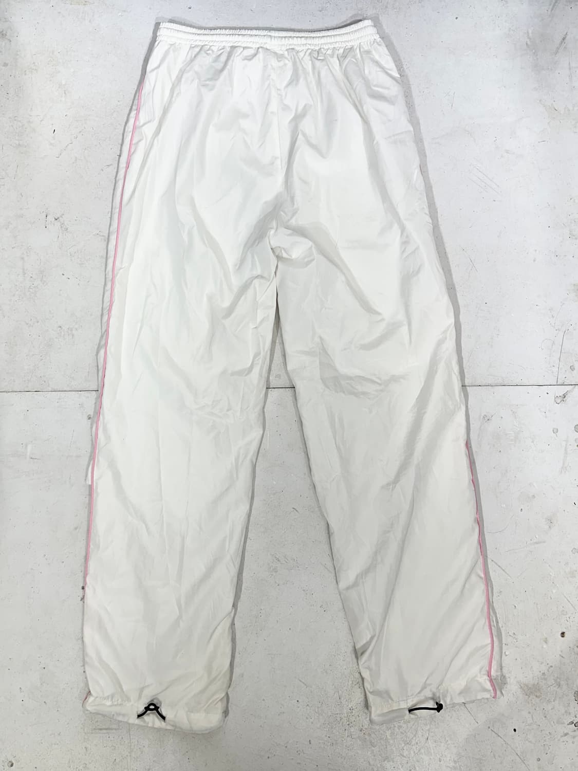 뉴발란스 화이트 딸기우유 핑크 사이드 라인 트랙 팬츠 추리닝 바지 M 상품이미지5