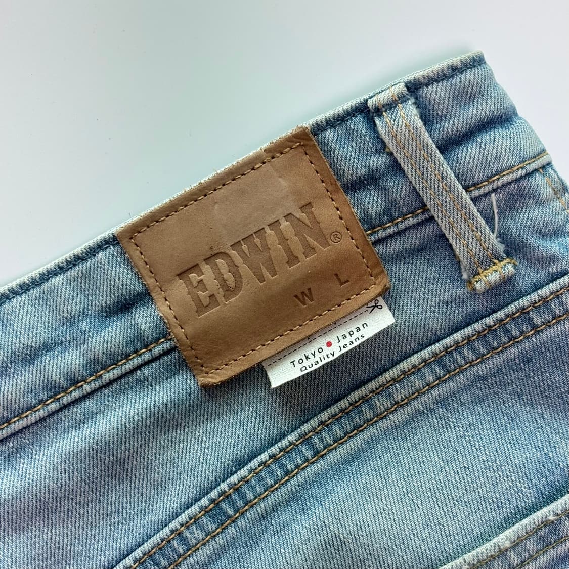 에드윈(EDWIN) 데미지 페인트 데님팬츠 상품이미지9