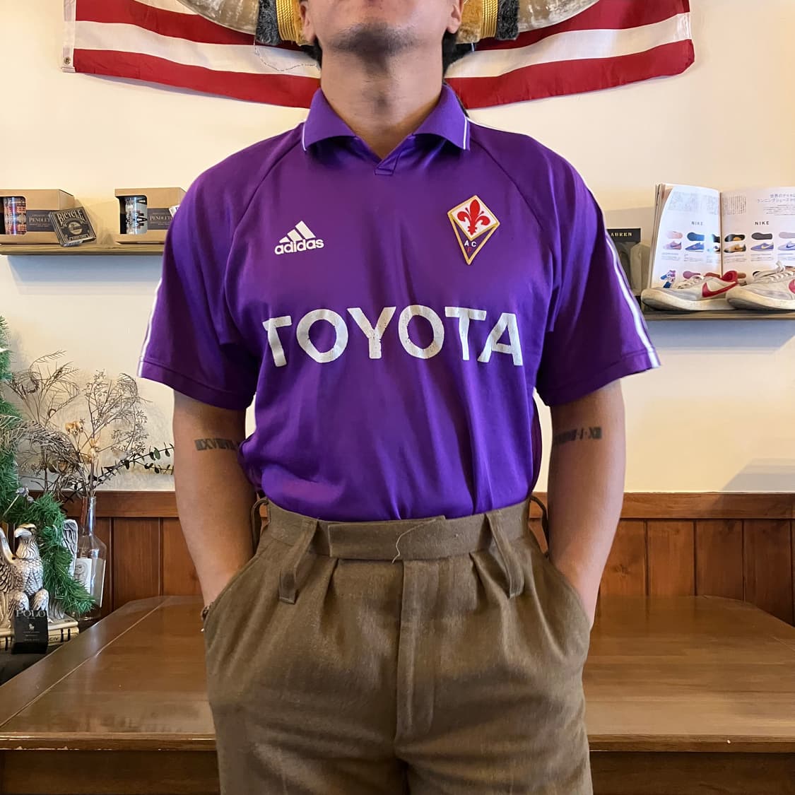 04-05 아디다스 피오렌티나 홈 져지 L 상품이미지8