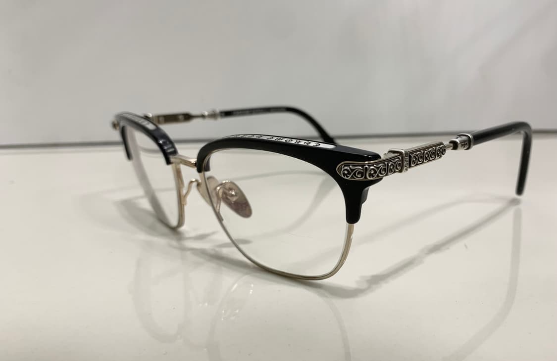 크롬하츠 버티컬스마일2 안경 [BK/GP] 블랙&골드 상품이미지1