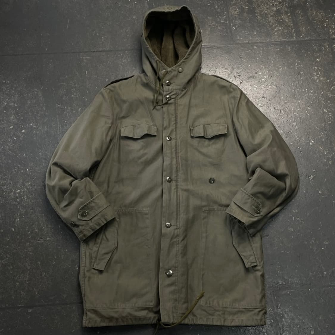 100 80s 독일군 밀리터리 스노클 필드파카 상품이미지1