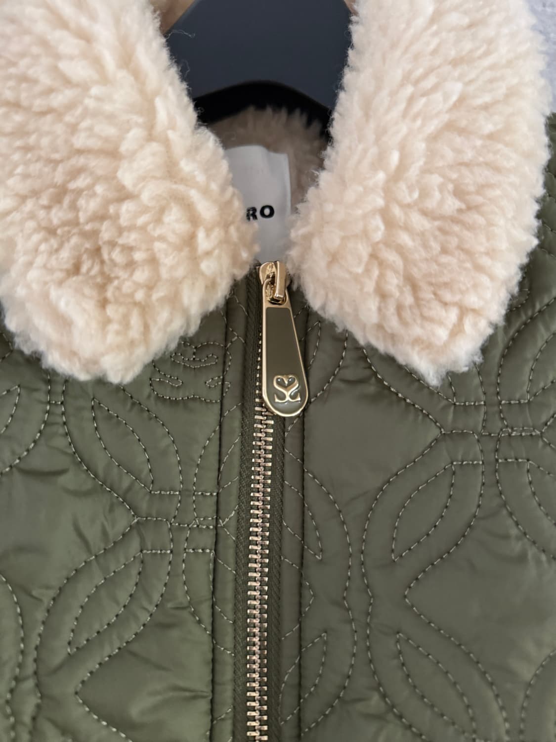 산드로 퀼팅 패딩 봄버자켓 상품이미지5