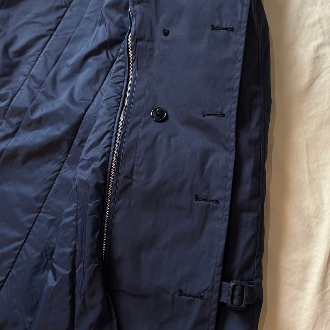 [44XL] USAAF All Weather Coat Navy 상품이미지8