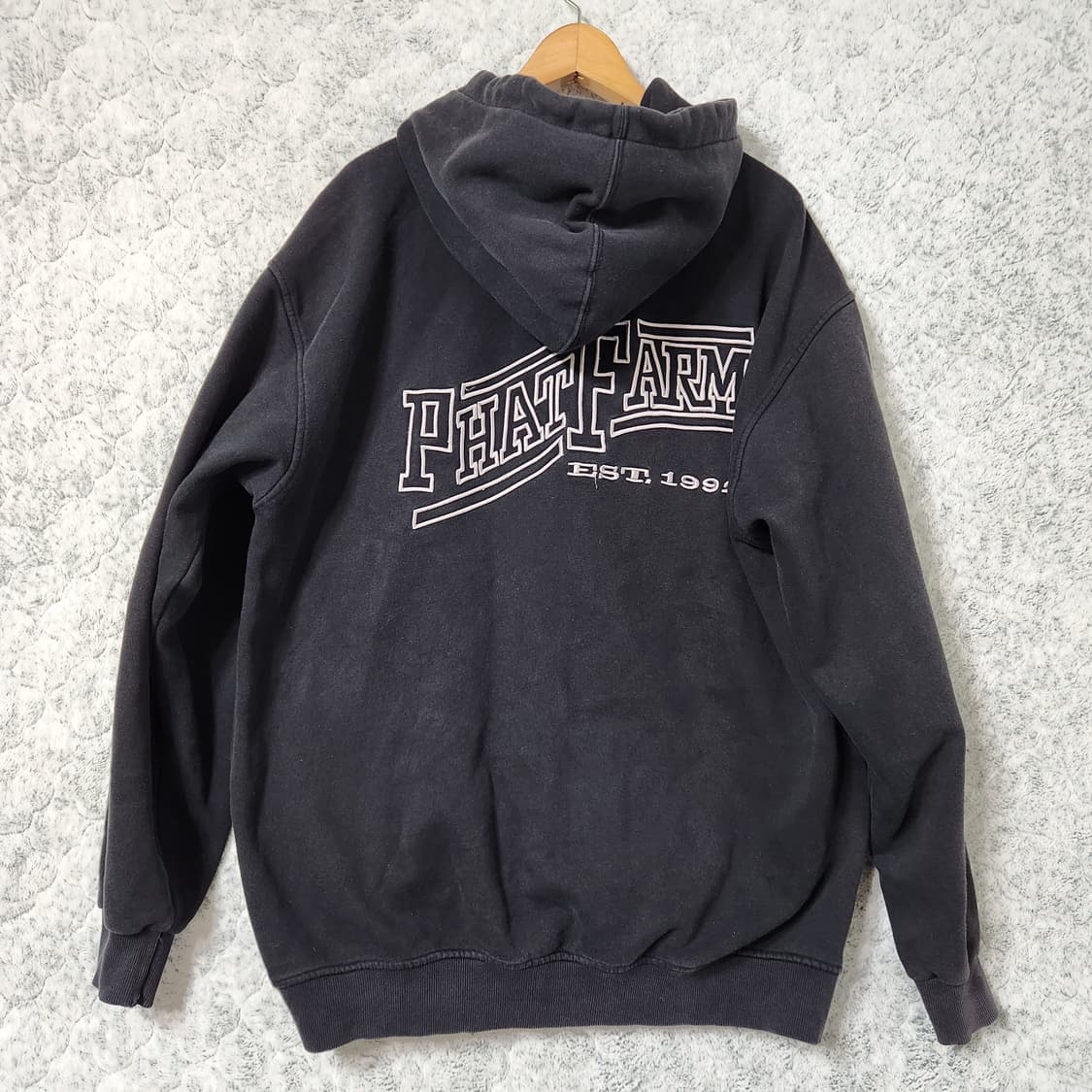 H176 [XL] 팻팜 Phat Farm 올드스쿨 후드 집업 상품이미지5