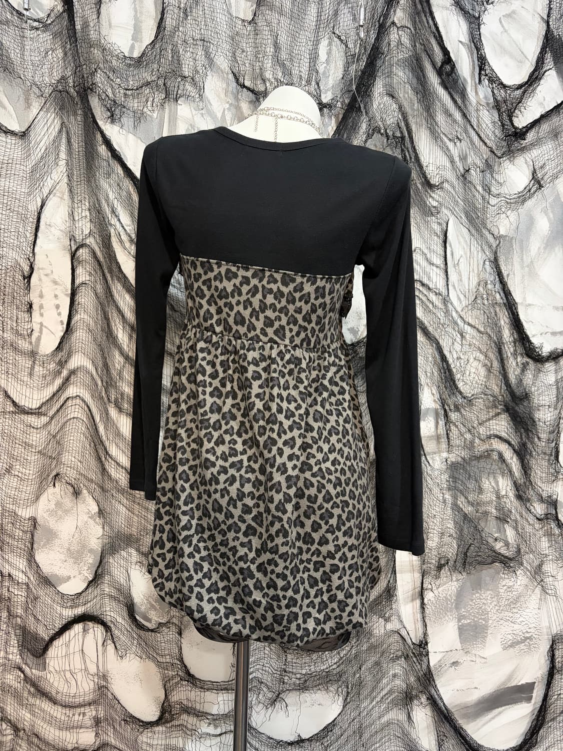 Onegyaru Leopard lace mini one piece 상품이미지9