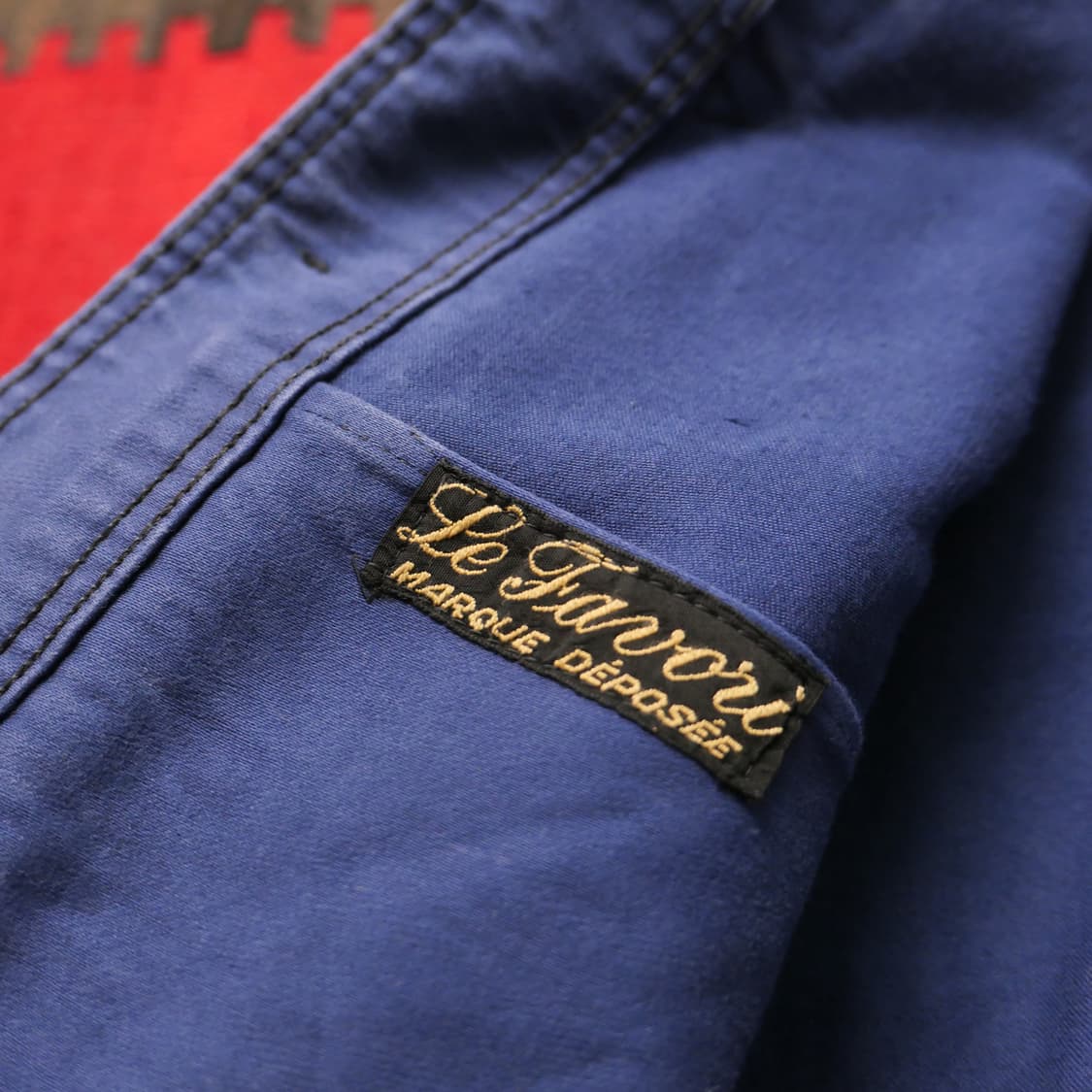  1950s ‘LE FAVORI’ French Blue Moleskin 상품이미지9