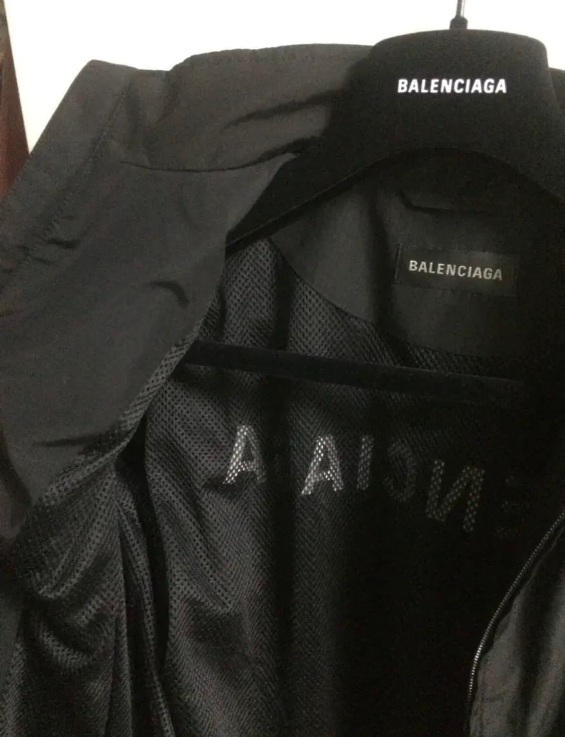 발렌시아가 블랙 바람막이 자켓 36 사이즈 (S) 상품이미지6