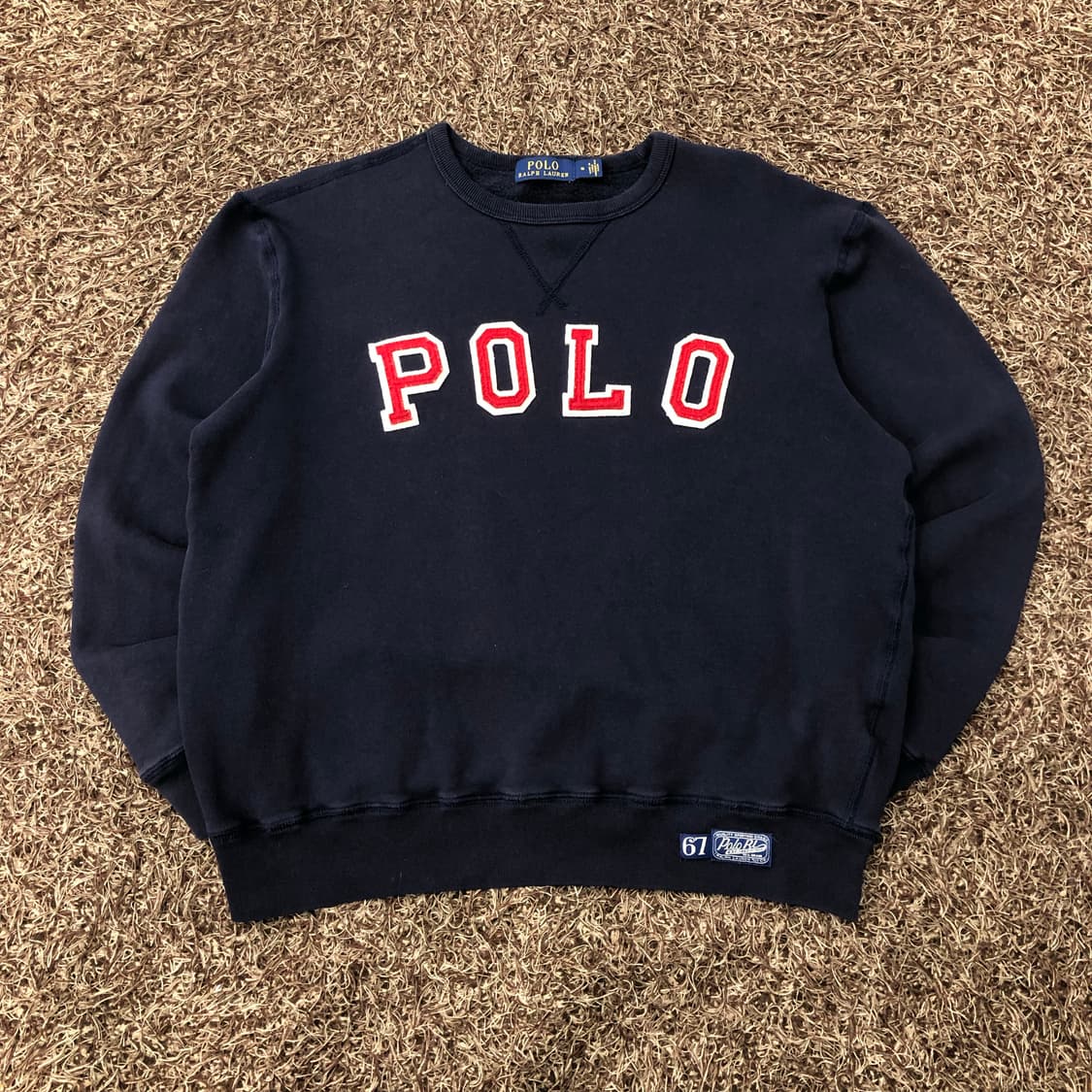 폴로 랄프로렌 로고 맨투맨 상품이미지1