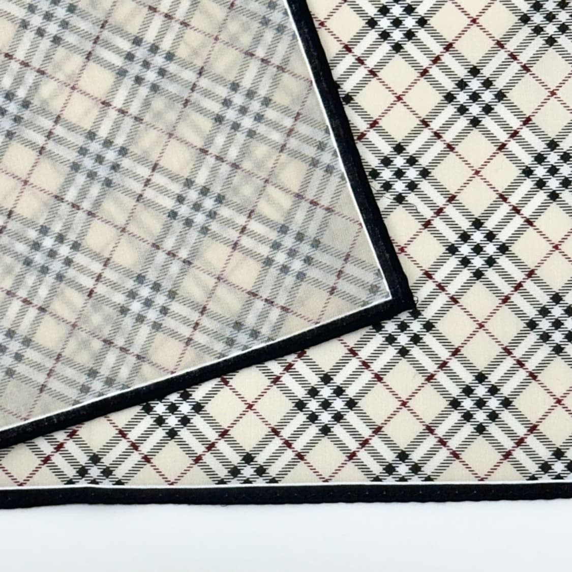 (새상품) burberry / 버버리 코튼 쁘띠스카프 손수건 상품이미지6