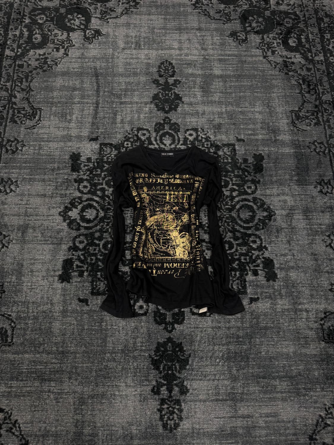 Vice fairy 00s lettering print cut sew 상품이미지1