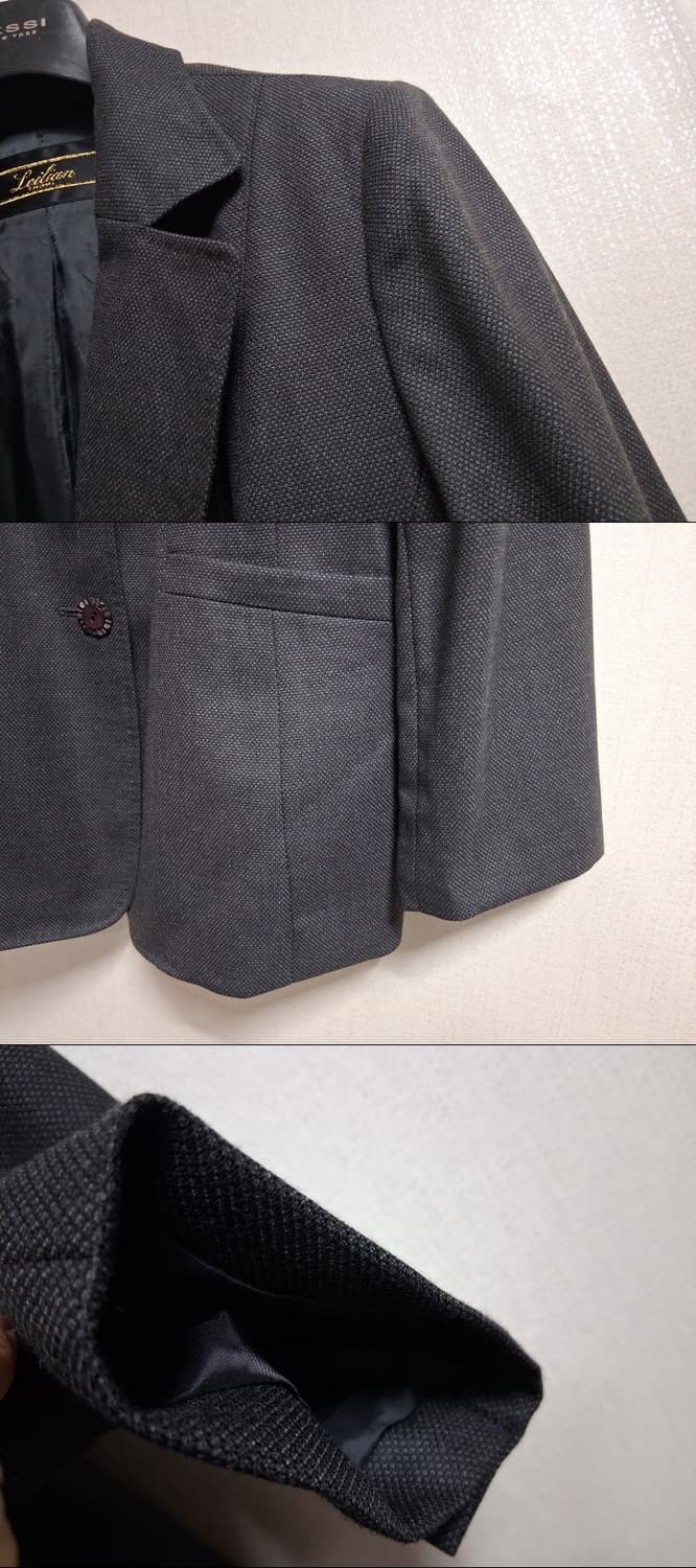 Leilian 춘추 순모울 정장 슈트 셋업 순모바지정장세트 새상품상태 L 상품이미지5