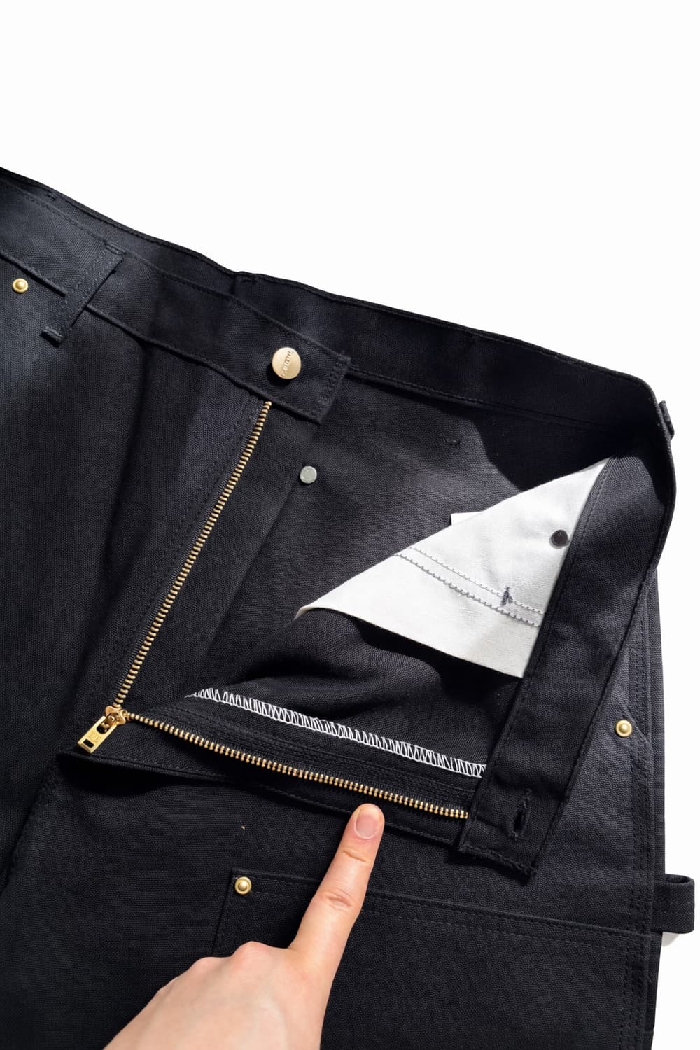 칼하트 B01 BLK 더블니 카펜터 팬츠 36" 상품이미지3