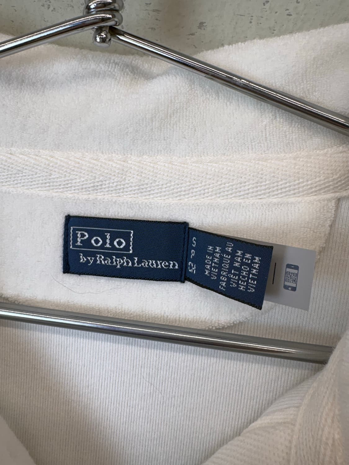 폴로랄프로렌 큐알라벨 스트라이프 테리 럭비 긴팔 카라티 상품이미지7