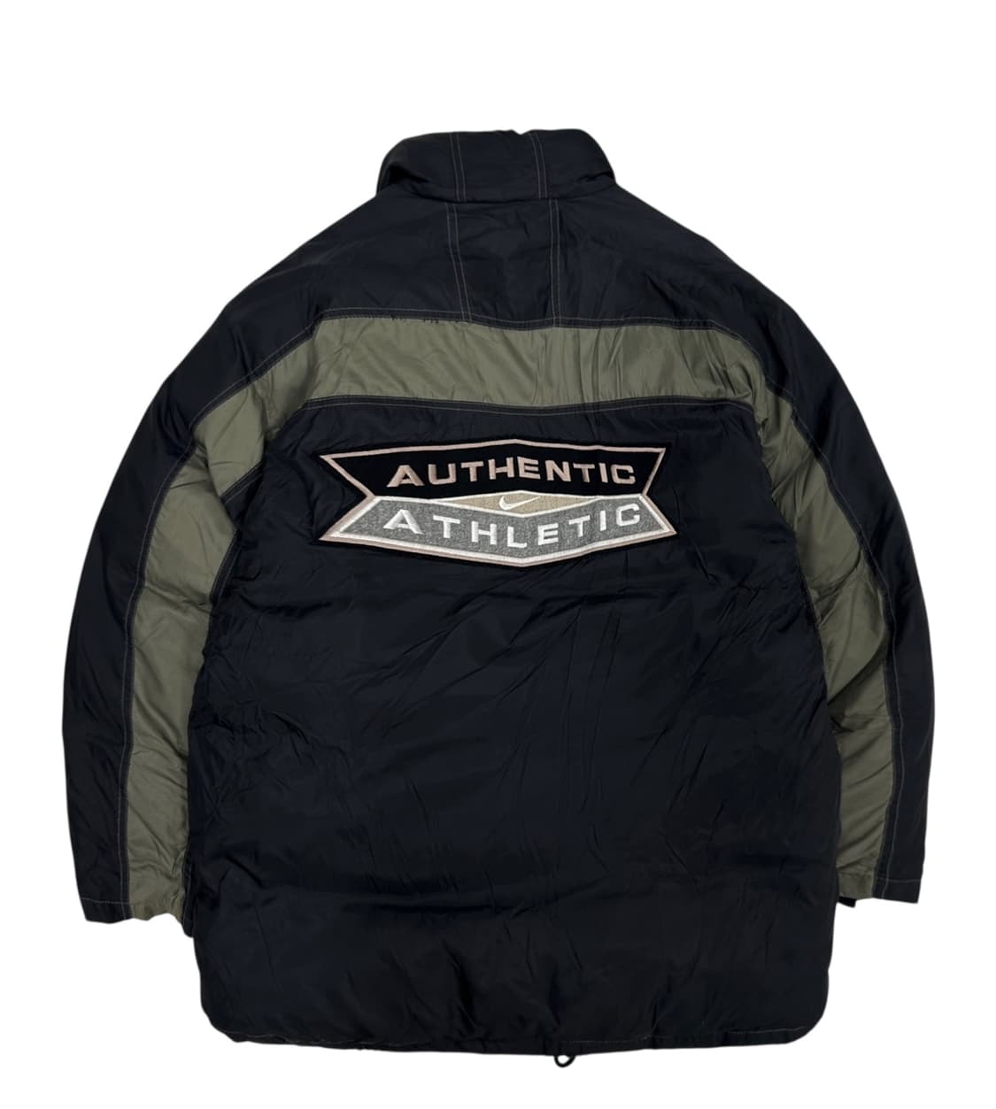 90년대 나이키 덕다운 점퍼 카키&블랙 (L~2XL) 상품이미지10