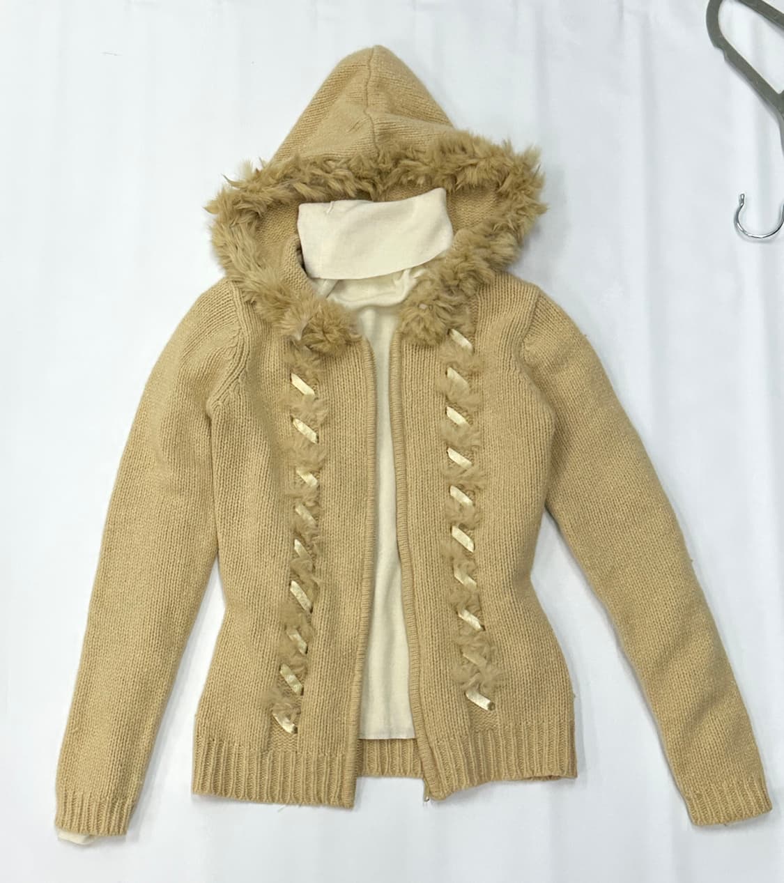 ☕️눈오는날 라떼 하구미☕️코디세트 라떼갸루 로맨스 그런지 니트 스커트 상품이미지2