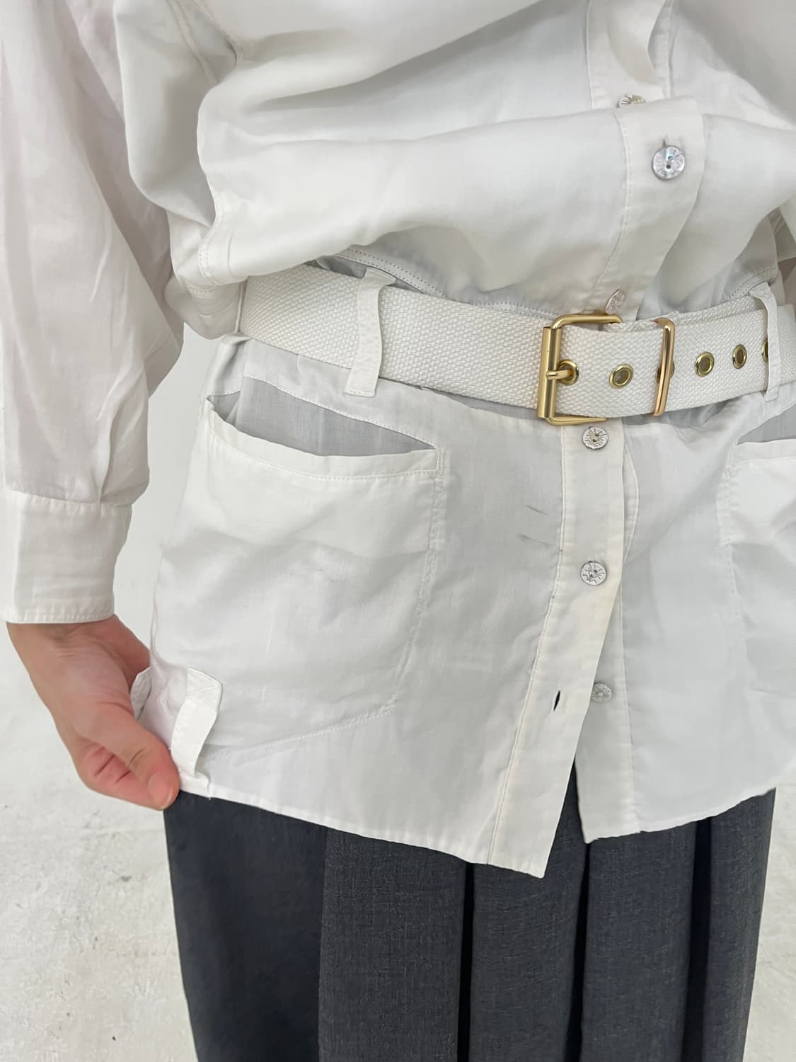 Marithe francois girbaud belt shirts 상품이미지3