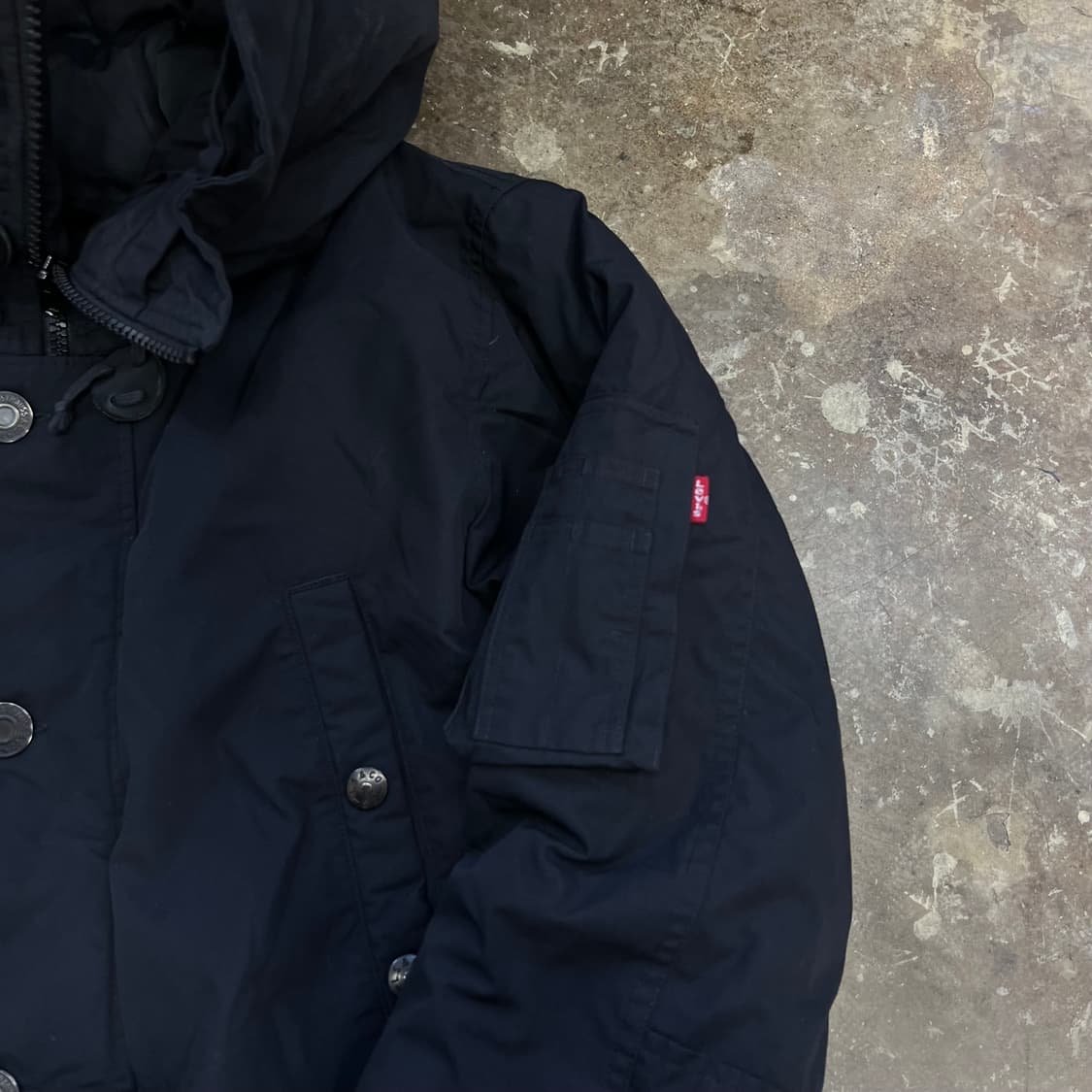 M) 리바이스 덕다운 패딩점퍼 오리털 파카 봄버자켓 아메카지 워크웨어 상품이미지4