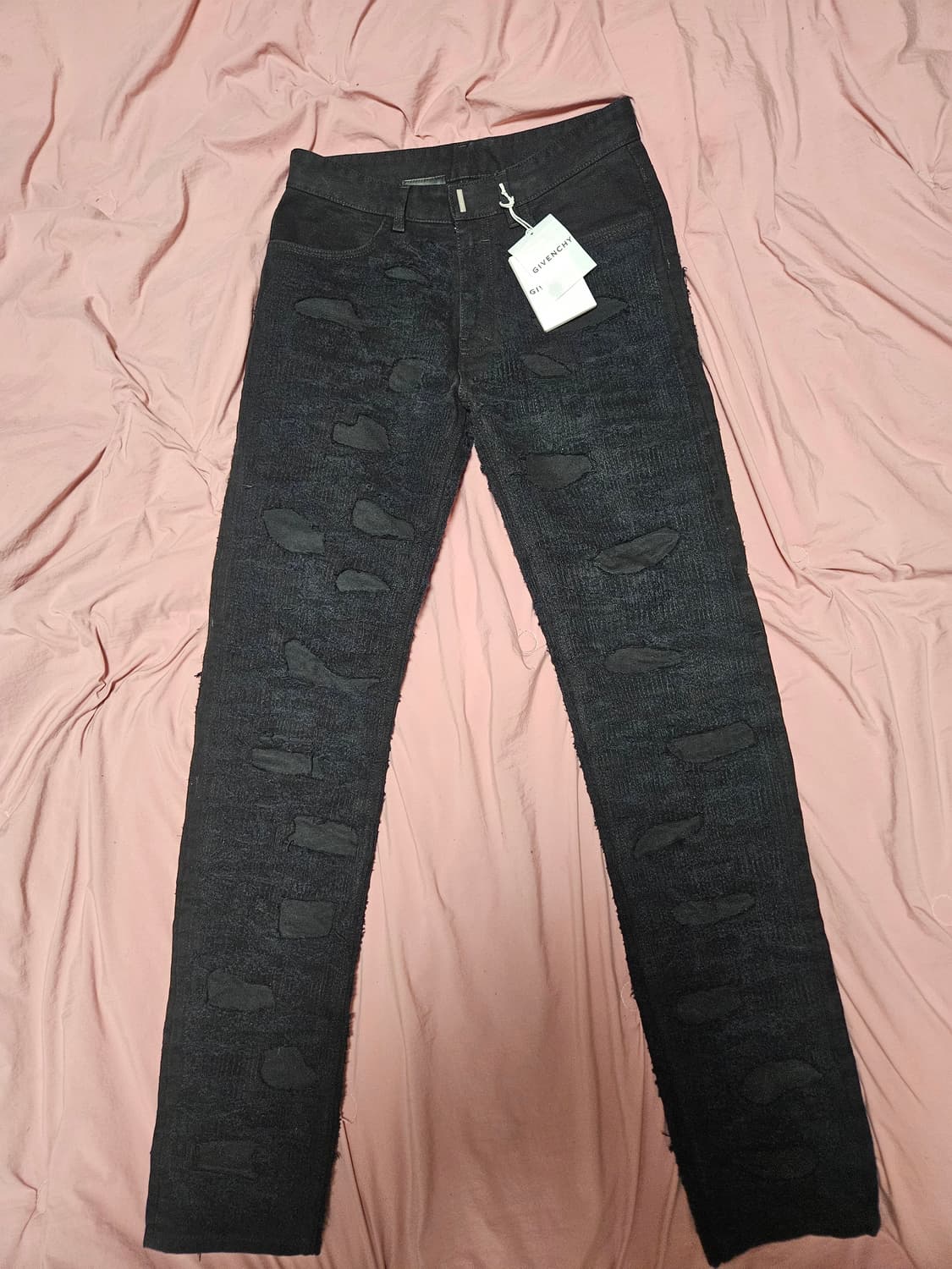 지방시 22FW 디스트로이드 진 Black 워싱 JEAN 상품이미지1