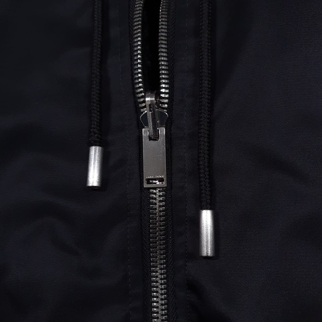 실측 2XL) 자라 신형 리버서블 양면 에코 퍼 후드 MA-1 자켓 블랙 상품이미지7